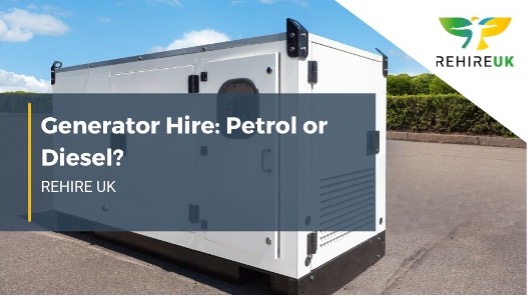 generator hire - petrol v diesel